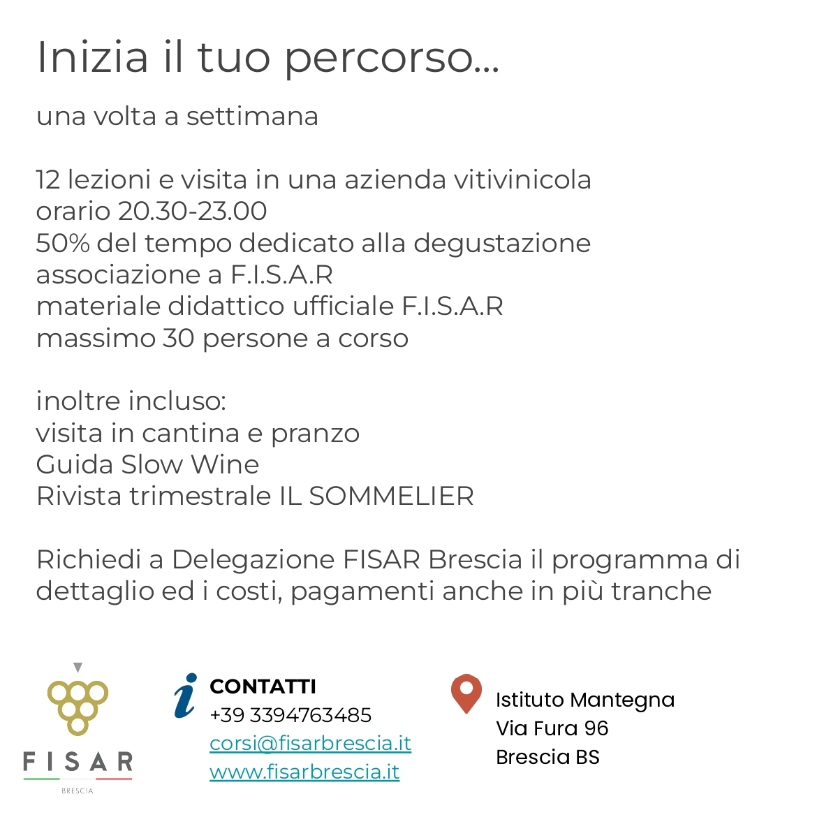 Corso Sommelier primo livello presso Istituto A. Mantegna mercoledì – 12/02/2025 - immagine 3