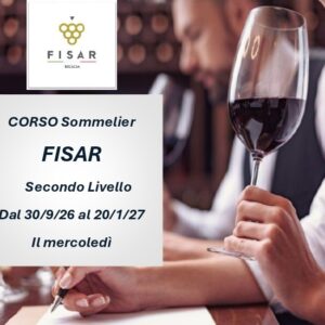 Corso Sommelier secondo livello del mercoledì – 30/9/2026