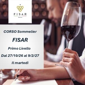 Corso Sommelier primo livello del martedì – 27/10/2026